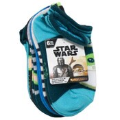 Wholesale - 6pk STAR WARS MANDALORIAN THE CHILD NS SOCKS SIZE 4-6, UPC: 193159120481